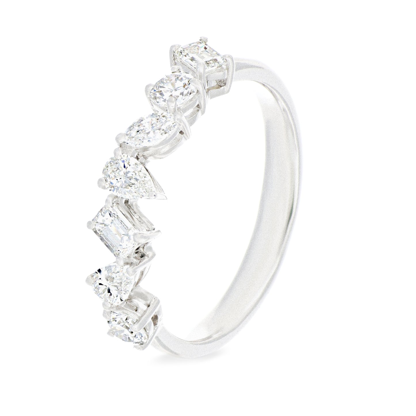 Multicut Diamond Ring