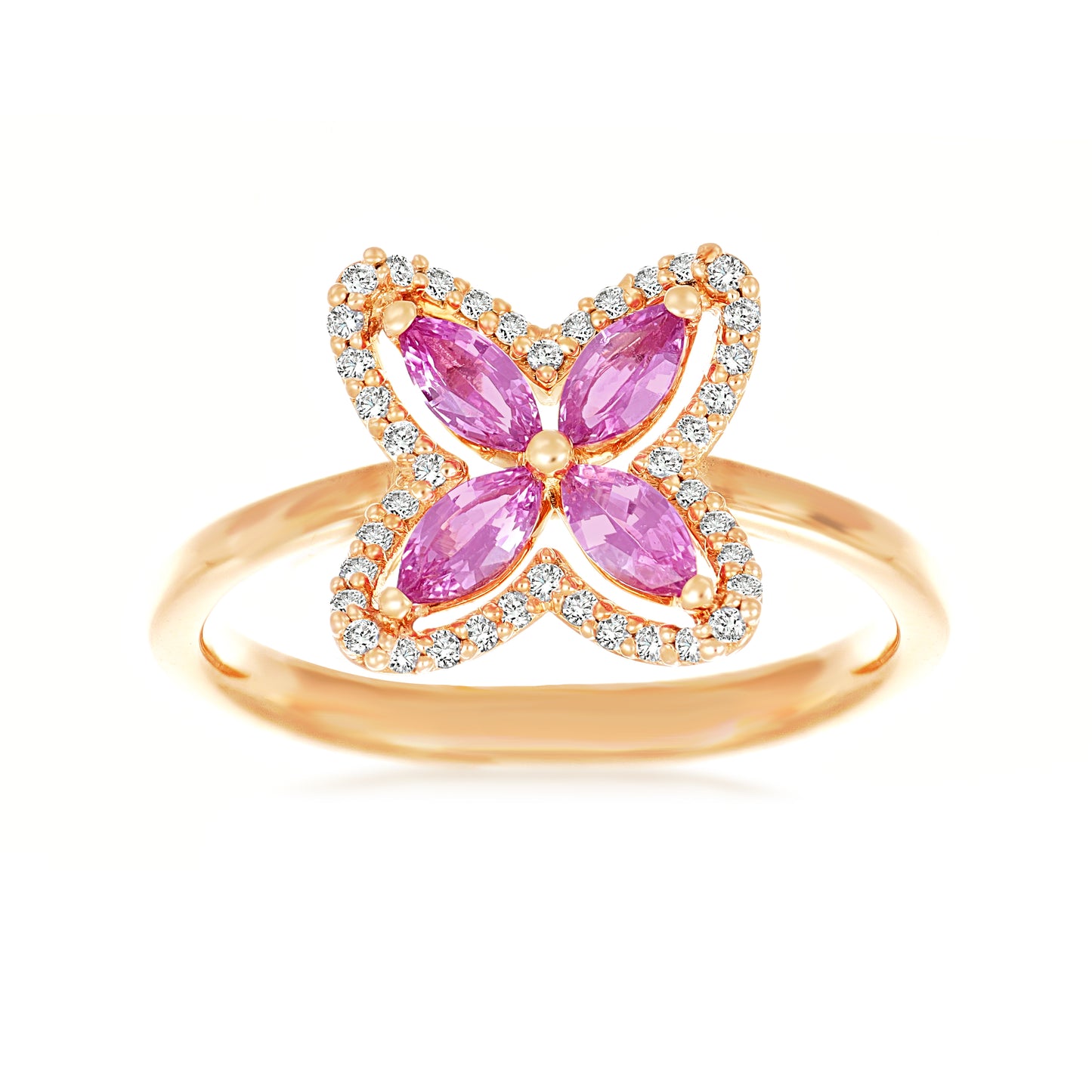 Marquise Sapphire / Emerald Ring