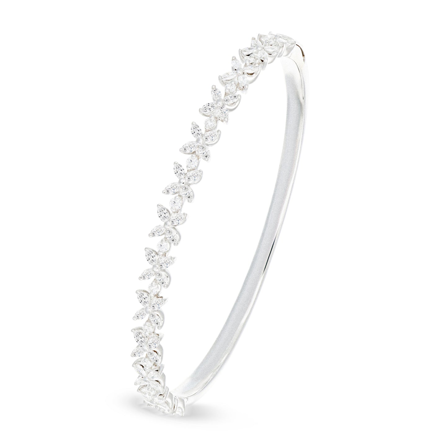 Marquise Diamond Bangle