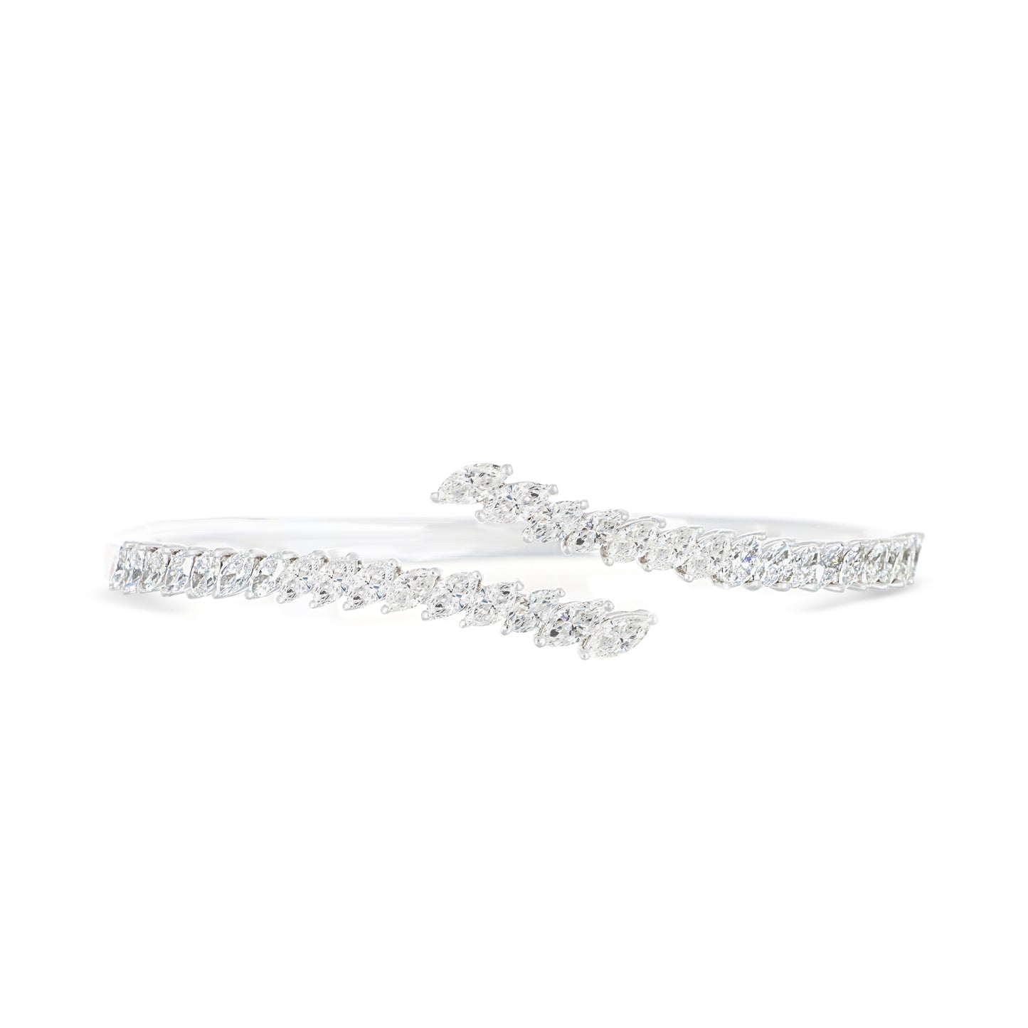 Marquise Diamond Bangle
