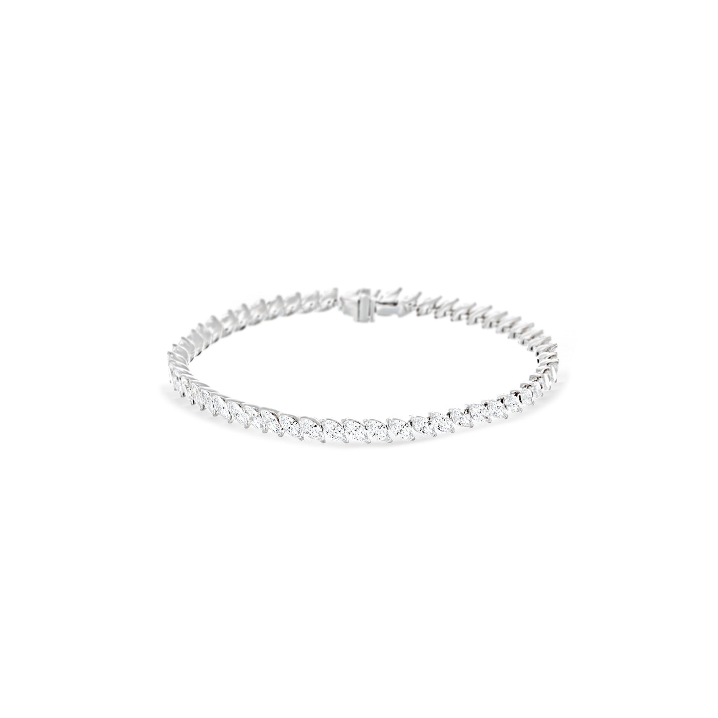 Marquise Diamond Tennis Bracelet