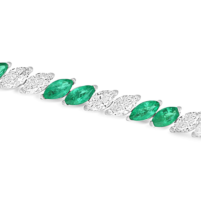Marquise Diamond Tennis Bracelet