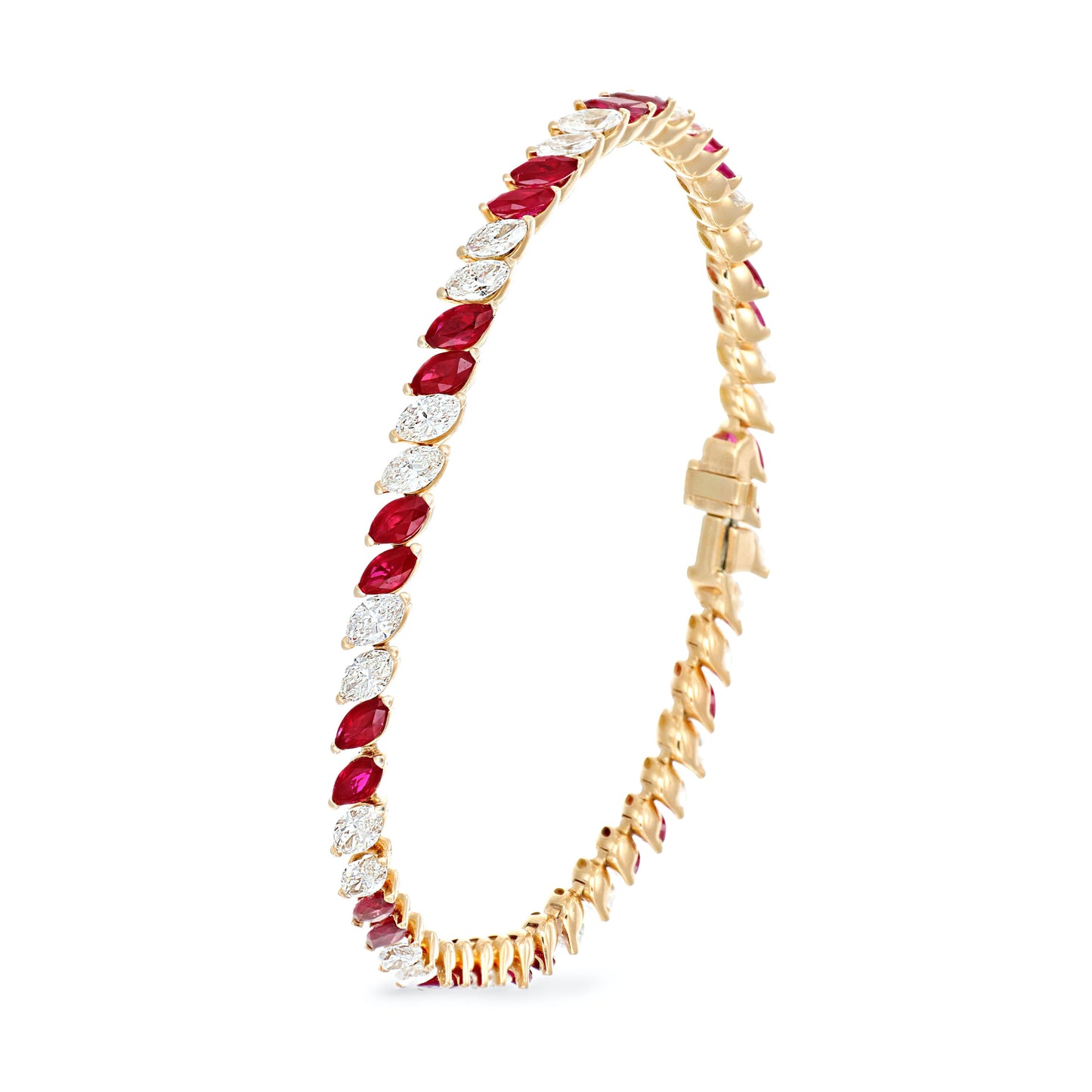 Marquise Diamond Tennis Bracelet