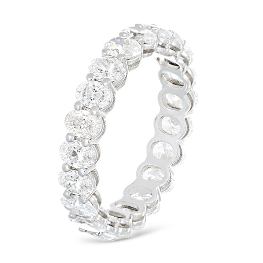 Oval-cut Eternity Ring