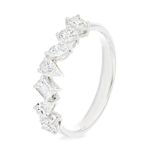 Multicut Diamond Ring