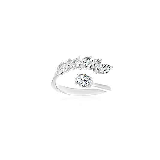 Marquise & Oval-cut Diamond Ring