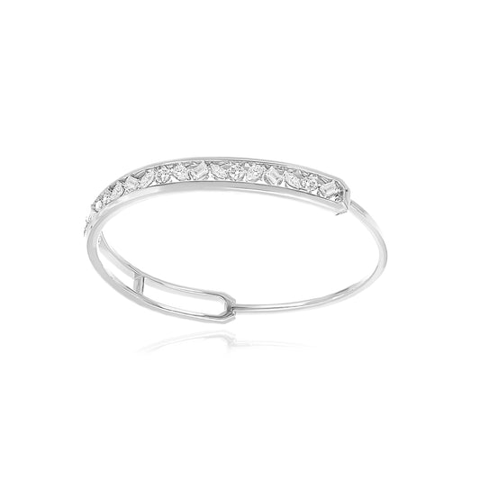 Multicut Diamond Bangle