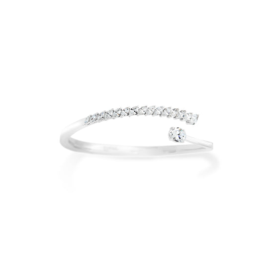 Marquise & Oval-cut Diamond Bangle