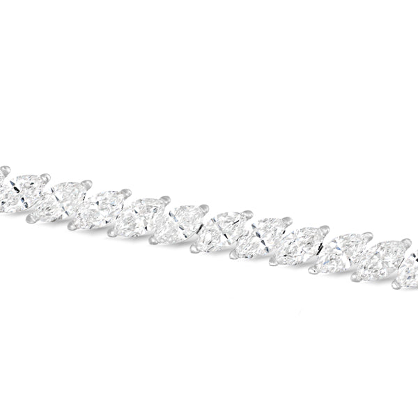 Marquise Diamond Tennis Bracelet