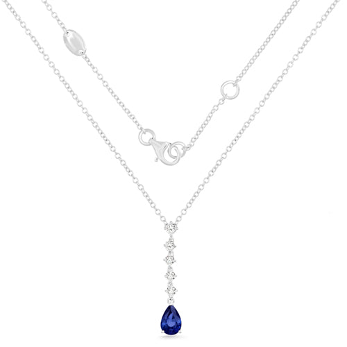 Diamond & Sapphire Necklace