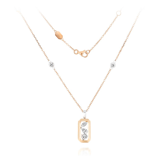 Multicut Diamond Necklace