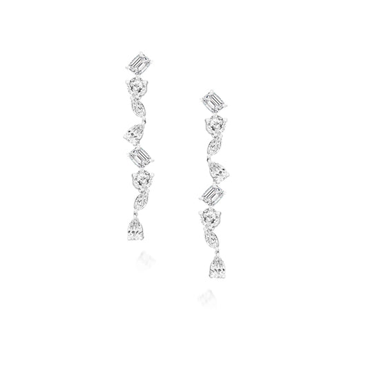 Multicut Diamond Earrings